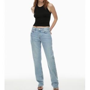 Re/Done Classic Light Blue Straight Jeans